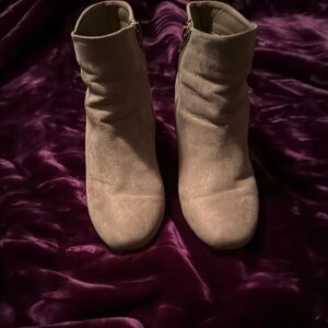 Stylish Beige Ankle Boots